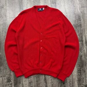 Vintage Andhurst Grandpa Preppy Cardigan Orlon Acrylic Sweater XL